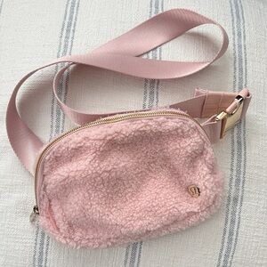lululemon athletica Blush Sherpa Crossbody Bag